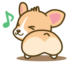 welsh corgi sticker #190631