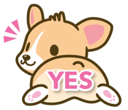 welsh corgi sticker #190632