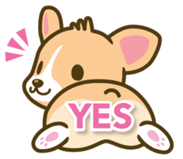 welsh corgi sticker #190632