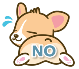 welsh corgi sticker #190633