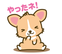 welsh corgi sticker #190639