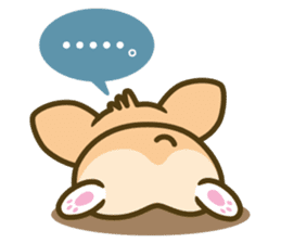 welsh corgi sticker #190642