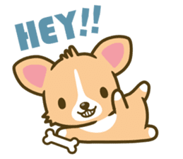 welsh corgi sticker #190646
