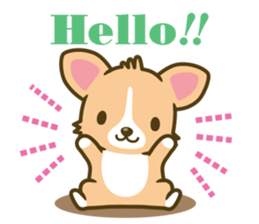 welsh corgi sticker #190651