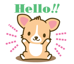 welsh corgi sticker #190651