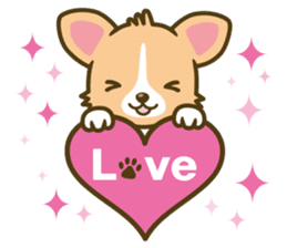 welsh corgi sticker #190655