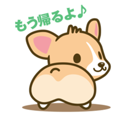 welsh corgi sticker #190663