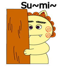 Okinawan Talky Shisa ~dialects in ROMAN~ sticker #191556