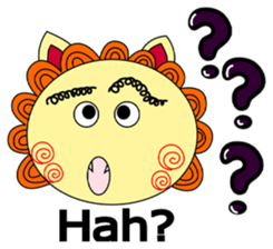 Okinawan Talky Shisa ~dialects in ROMAN~ sticker #191560