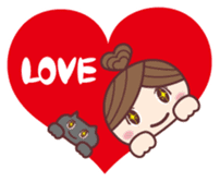 imoimo-girl<office Ver.> sticker #191865