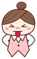 imoimo-girl<office Ver.> sticker #191872