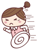 imoimo-girl<office Ver.> sticker #191878