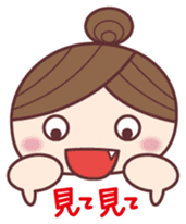 imoimo-girl<office Ver.> sticker #191881