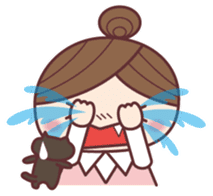 imoimo-girl<office Ver.> sticker #191882