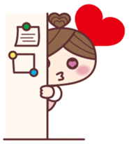 imoimo-girl<office Ver.> sticker #191888