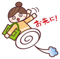 imoimo-girl<office Ver.> sticker #191891