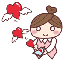 imoimo-girl<office Ver.> sticker #191895