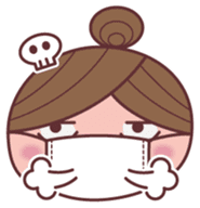 imoimo-girl<office Ver.> sticker #191902