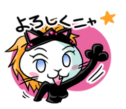 nekomimikamen and samurai kappa sticker #191985