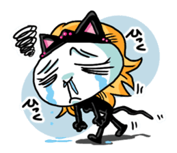 nekomimikamen and samurai kappa sticker #191992