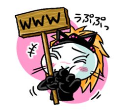 nekomimikamen and samurai kappa sticker #192003