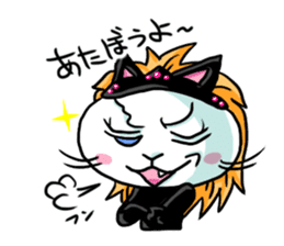 nekomimikamen and samurai kappa sticker #192004