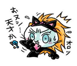 nekomimikamen and samurai kappa sticker #192008