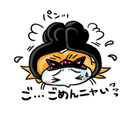 nekomimikamen and samurai kappa sticker #192012