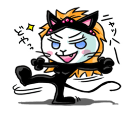 nekomimikamen and samurai kappa sticker #192018