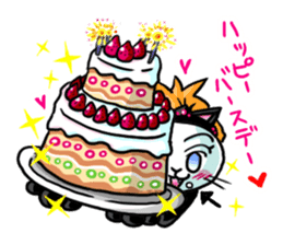 nekomimikamen and samurai kappa sticker #192022