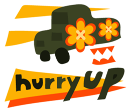 Wao!!Happy Skeleton sticker #192074