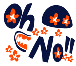 Wao!!Happy Skeleton sticker #192076