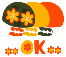 Wao!!Happy Skeleton sticker #192078