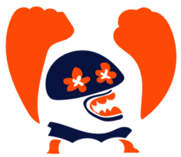 Wao!!Happy Skeleton sticker #192082