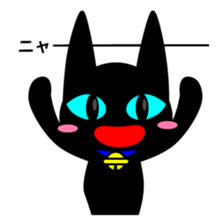 Black Cat Yu-korin sticker #192107