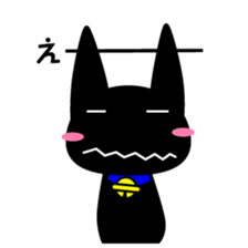 Black Cat Yu-korin sticker #192127