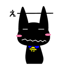 Black Cat Yu-korin sticker #192127