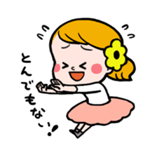 Hannah & her cat sticker #192312