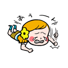 Hannah & her cat sticker #192313