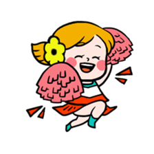 Hannah & her cat sticker #192318