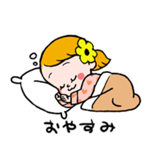 Hannah & her cat sticker #192323