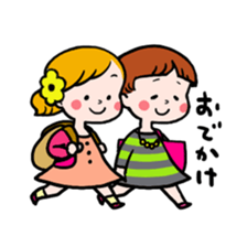 Hannah & her cat sticker #192332