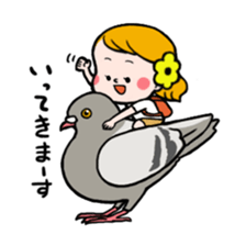 Hannah & her cat sticker #192335