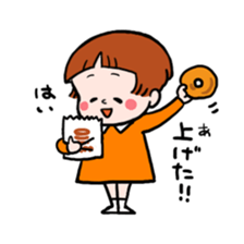 Hannah & her cat sticker #192338