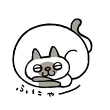 Hannah & her cat sticker #192342