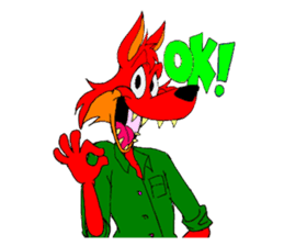 Wolf the Humphry sticker #192712