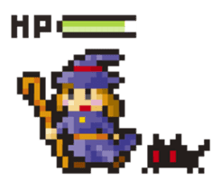 Witch girl sticker #193025