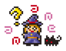 Witch girl sticker #193036