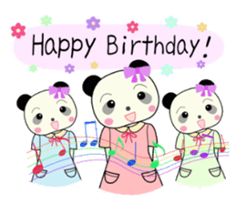 Pandakochan and two friends 2 (English) sticker #193513