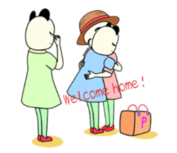 Pandakochan and two friends 2 (English) sticker #193536